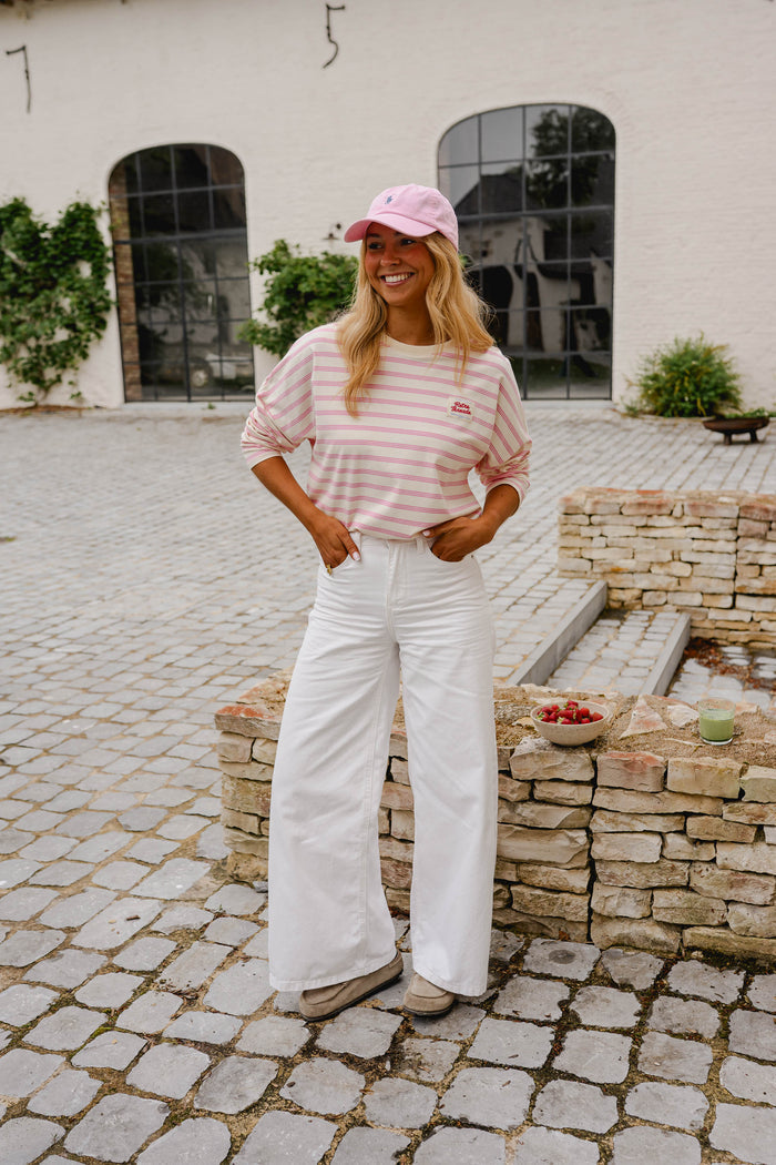 Pink Striped Dalti T-Shirt