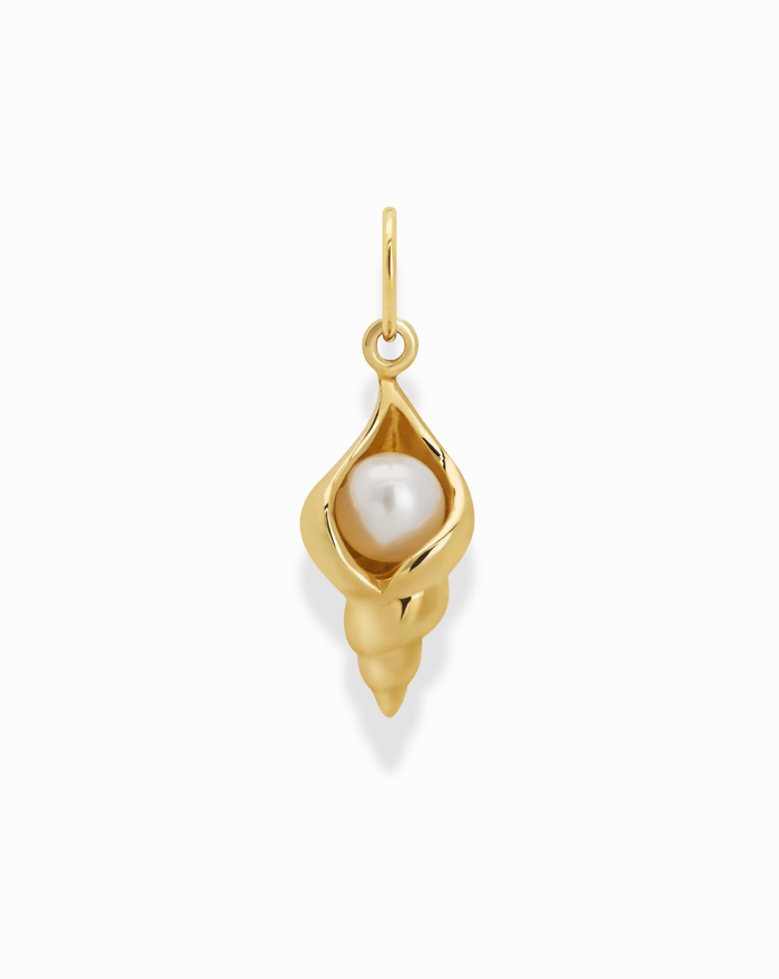 Pippa Spiral Shell Charm - Mod + Jo - Jewelry built to last, advanced plating technology