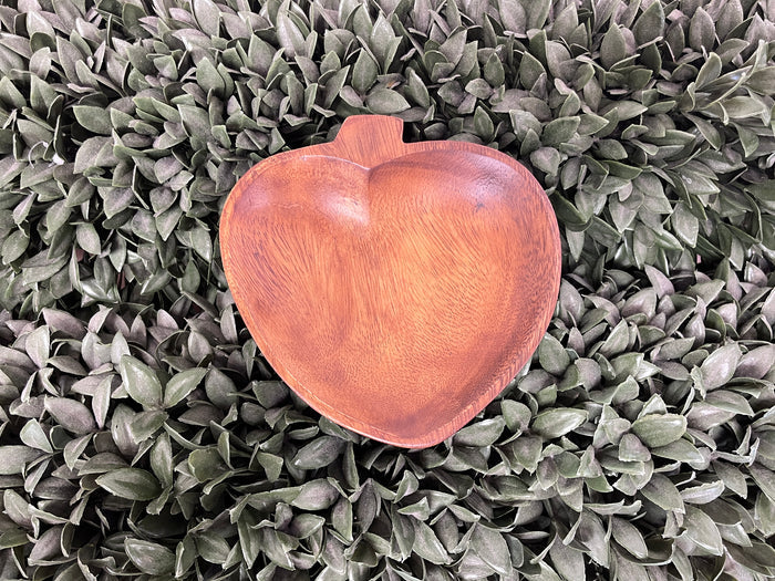 Plate - Acacia Apple 6”