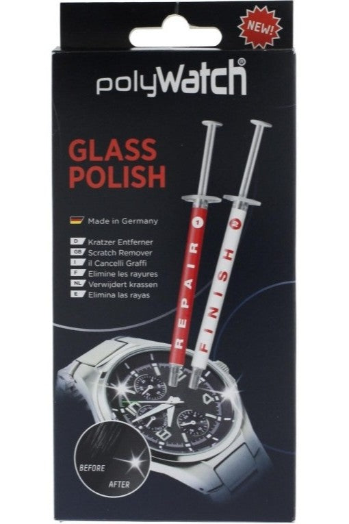 Polywatch timantti kiillotustahna lasille, 2 tuubia 0.5 g