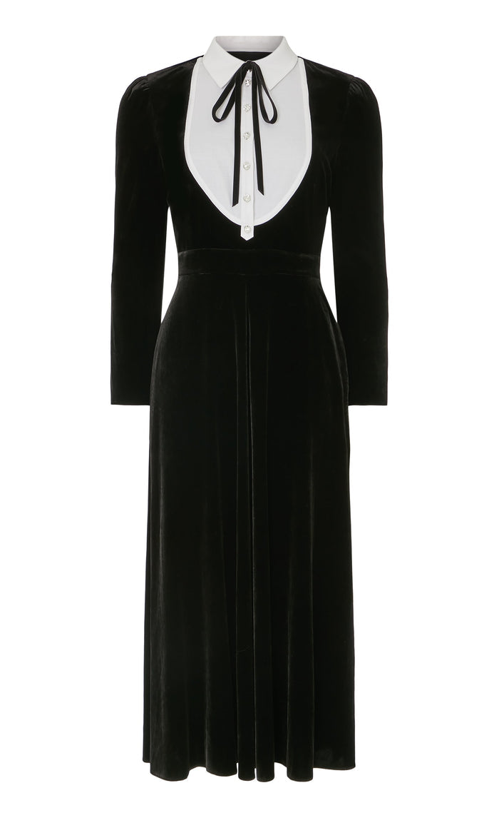 Pompidou Bib Dress - Black