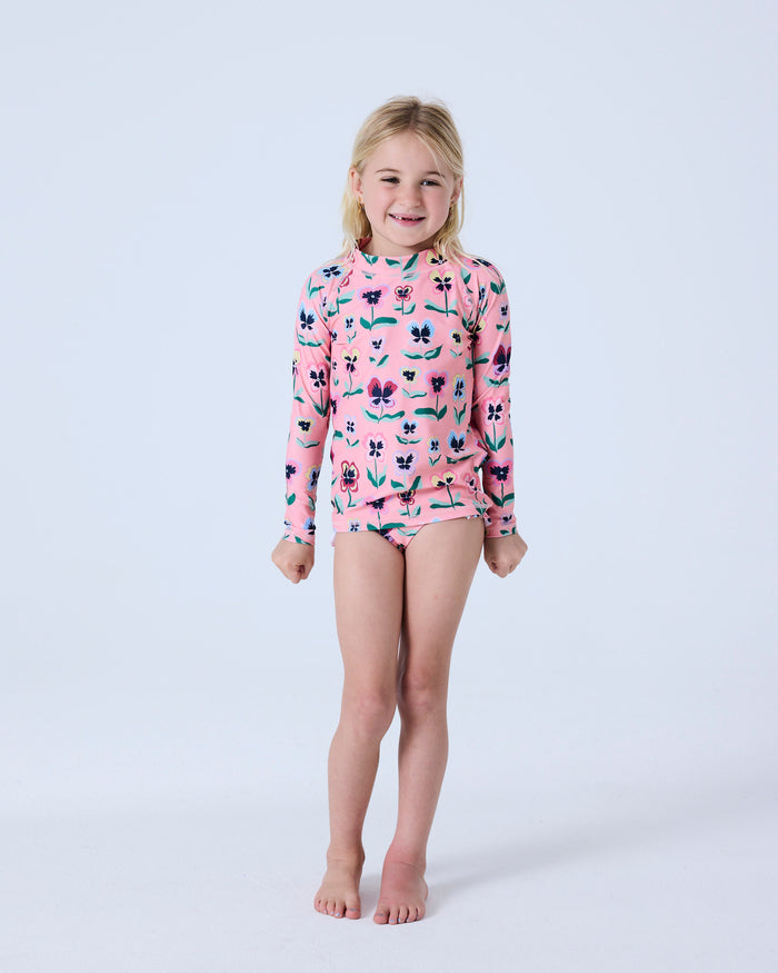 Pretty Pansy Rash Vest