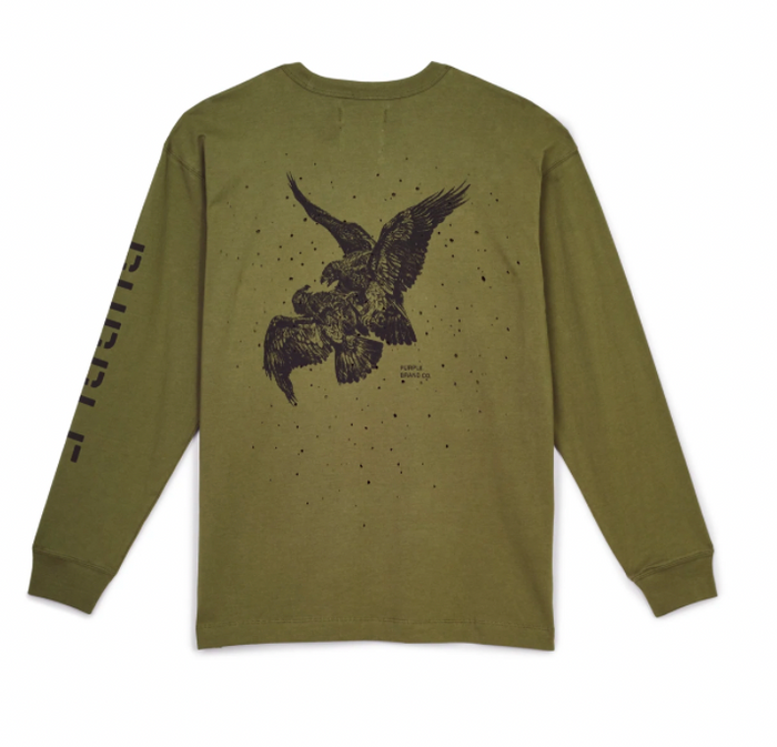 PURPLE BRAND - JERSEY MILITARY BIRDS - Clique Apparel