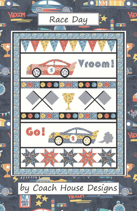 Race Day Downloadable PDF Quilt Pattern
