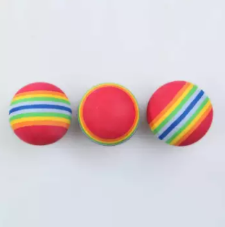Rainbow Striped Practice Ball - Arcade Sports