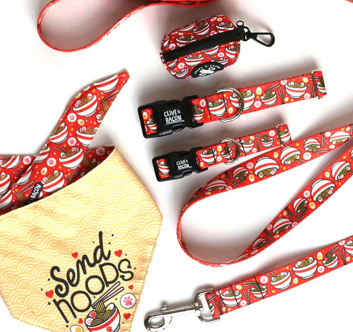 Ramen Dog Collar - Clive and Bacon
