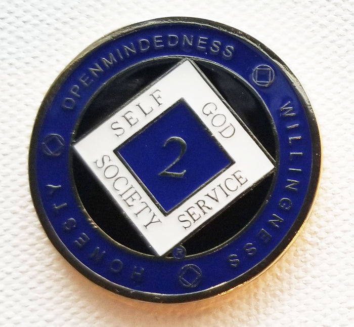 Recovery Medallion - Blue 1-50Yr