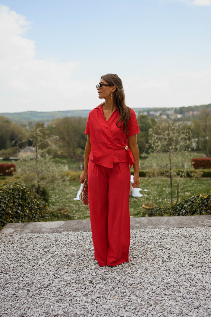 Red Patricia Blouse
