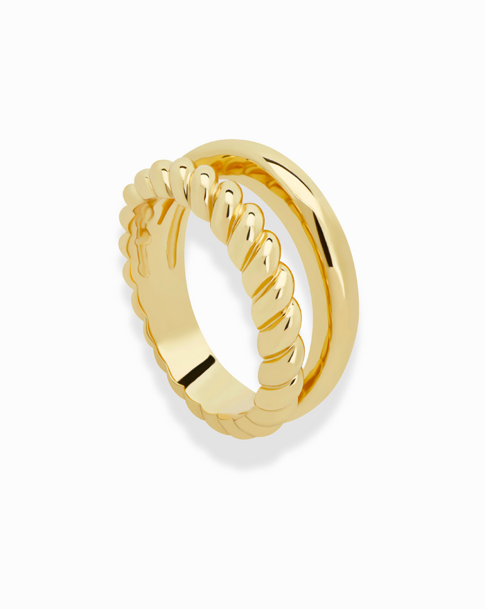 Regina Duo Statement Ring - Mod + Jo - Jewelry built to last, advanced plating technology