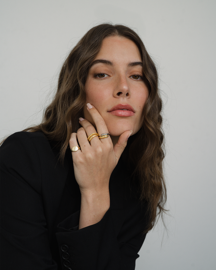 Grayson Two-Tone Wrap Ring - Mod + Jo