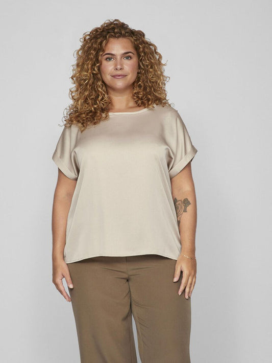 RILEY SATIN TOP (CHAMPAGNE)
