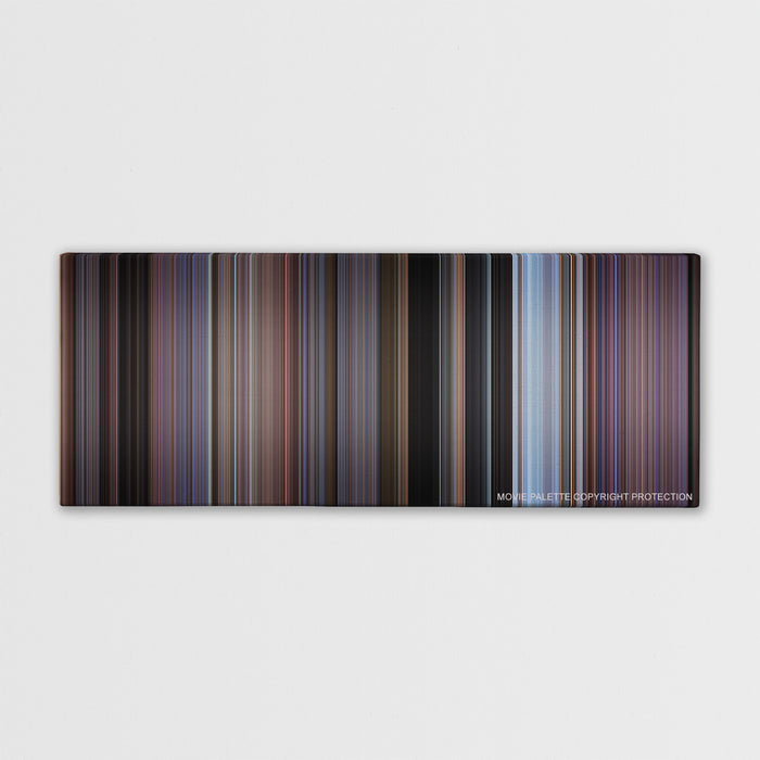 Rocky III color palette canvas print: thousands of thin vertical stripes of color