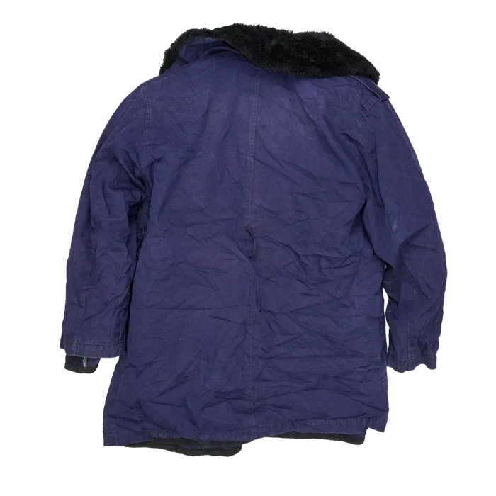 Romanian Military Blue Cold Weather Jacket - Small - Romanian Army Surplus - Field Jackets