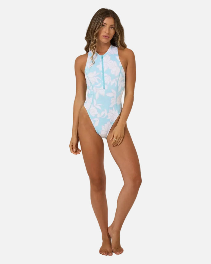 Rose Parade Surf Suit - Aquamarine