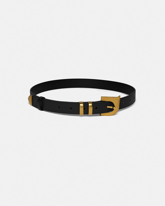Ryker - Monogram belt - Black