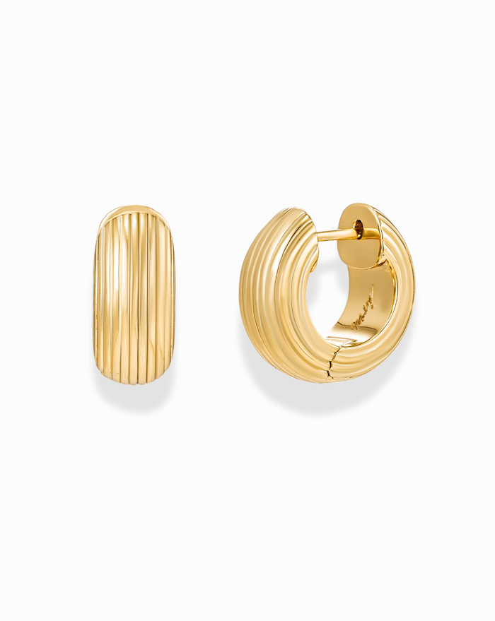 Sabrina Hoops - Mod + Jo - Jewelry built to last, advanced plating technology