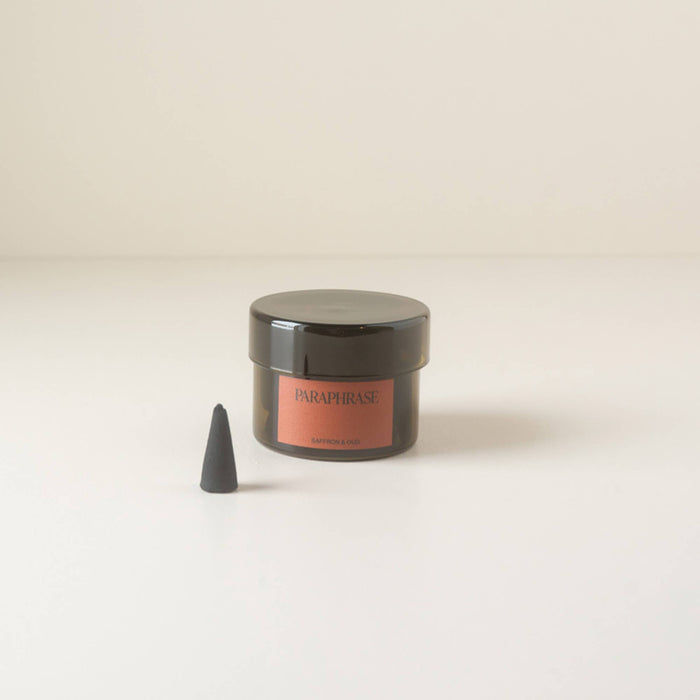 Saffron & Oud Incense Cones - Mod + Jo - Jewelry built to last, advanced plating technology