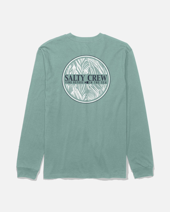 Salty Fill Ls Tee - Mackerel