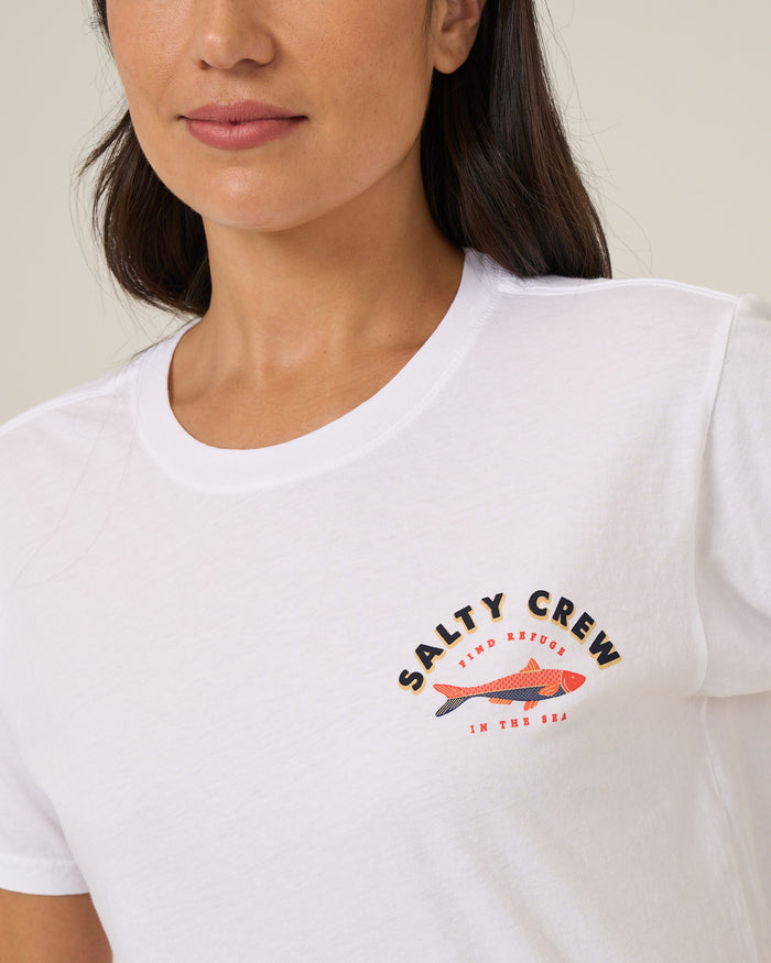 Salty Sardine Bf Tee - White