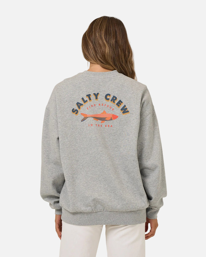 Salty Sardine Crew - Athletic Heather