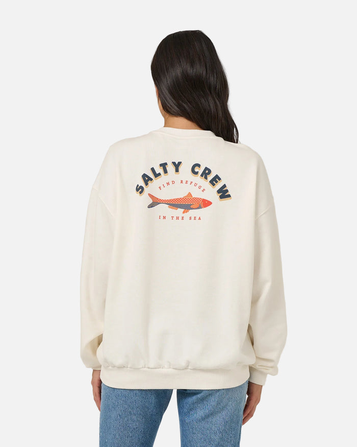Salty Sardine Crew - Off White