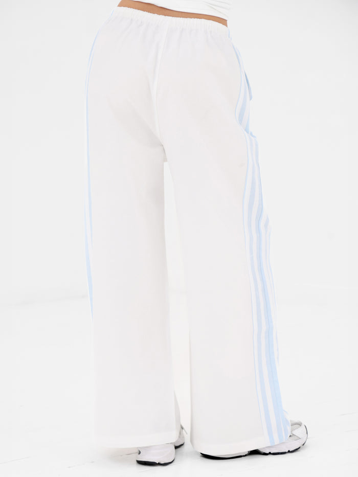 Sammy Stripe Trousers - White