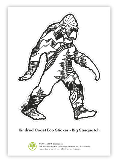 SASQUATCH Eco Vinyl Stickers