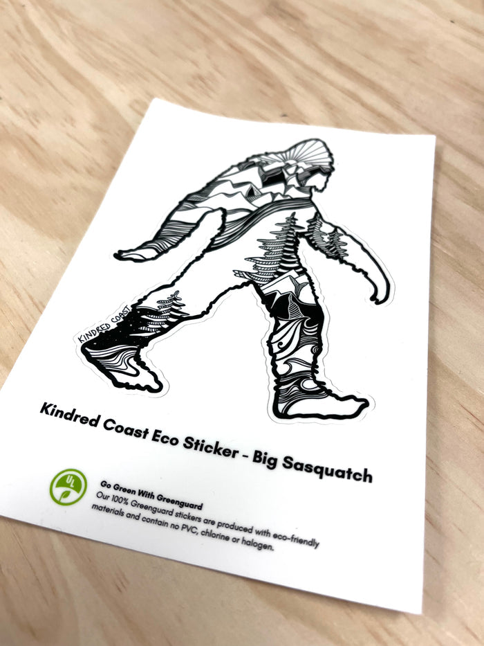 SASQUATCH Eco Vinyl Stickers