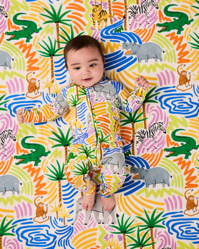 Savannah Organic Long Sleeve Zip Romper