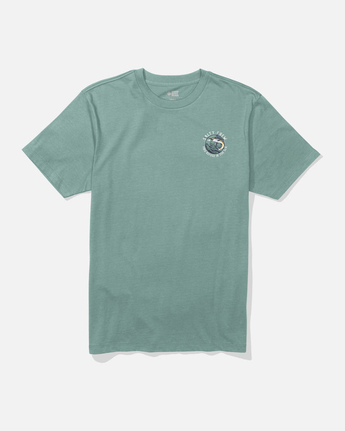 Schooled Ss Tee - Mackerel