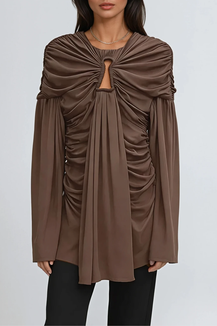 Scout Cutout Ruch Mini Dress