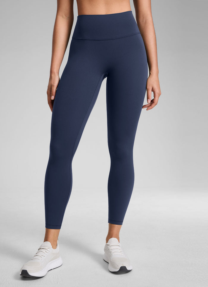 CRZ YOGA Women's SculptAir Yoga High Rise No Front Seam Legging 25" Club Blue