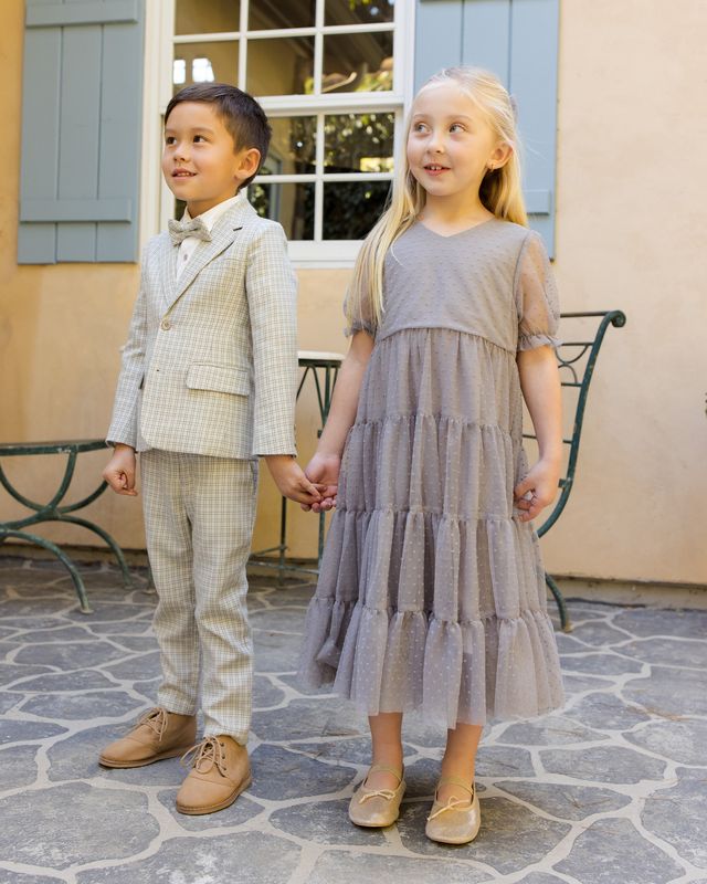 Sebastian Pant || French Blue - Wee Bee Baby Boutique