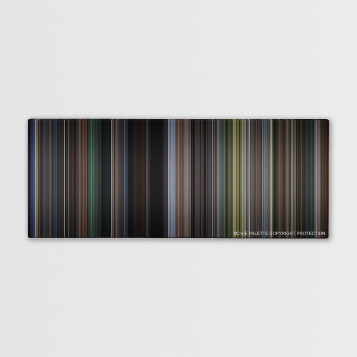 Secret Window color palette canvas print: thousands of thin vertical stripes of color