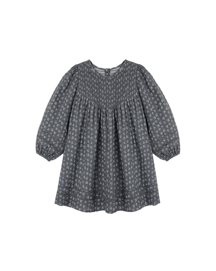 Selene Dress || Heart Ditsy - Wee Bee Baby Boutique