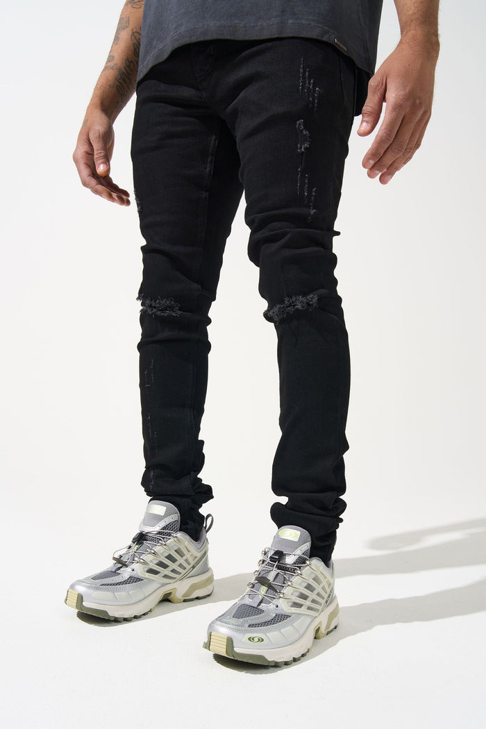 Serenede - Midnight Black Jeans - Clique Apparel