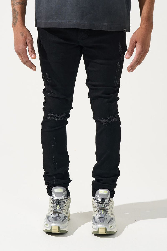 Serenede - Midnight Black Jeans - Clique Apparel