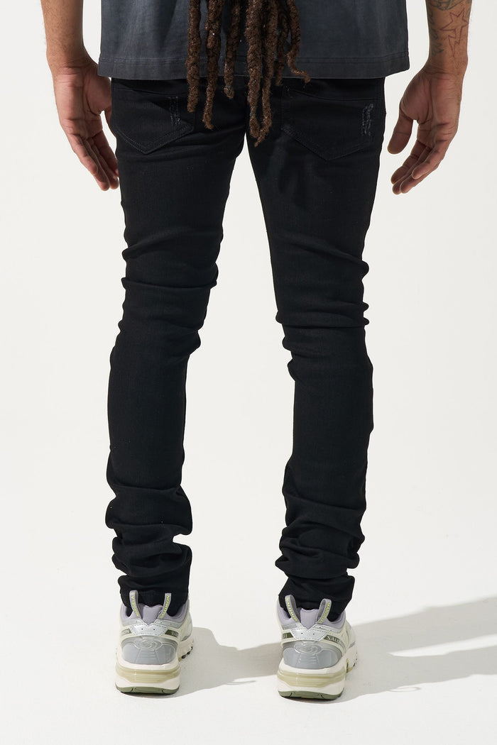 Serenede - Midnight Black Jeans - Clique Apparel