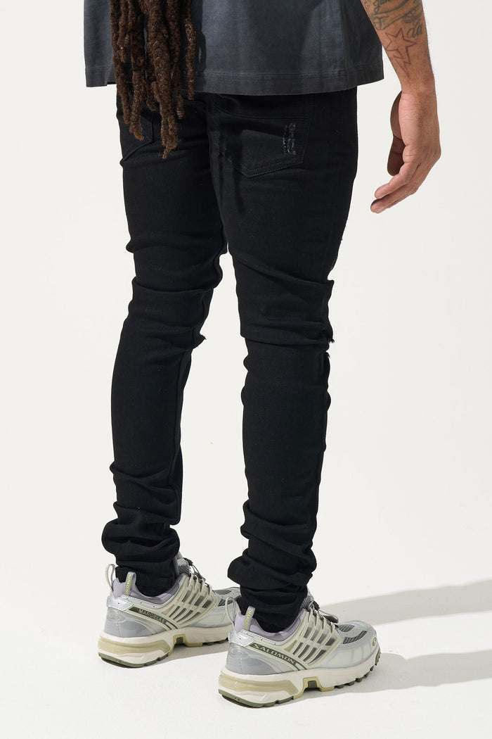 Serenede - Midnight Black Jeans - Clique Apparel