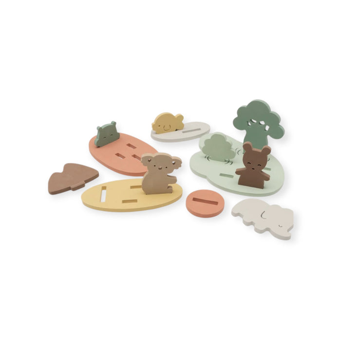 Set de jeux de bain en mousse