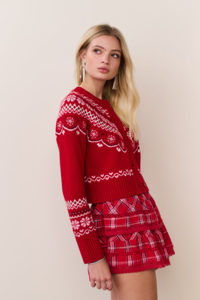 Shantae Wool Fair Isle Cardigan