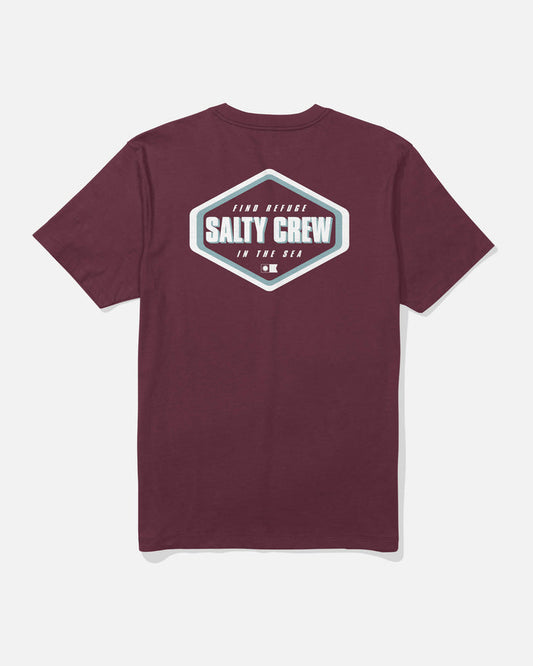 Shapely Ss Tee - Burgundy