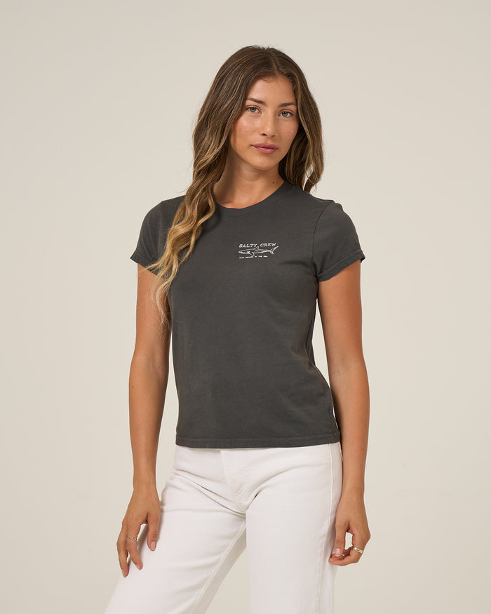 Shark Anatomy Modern Tee - Charcoal