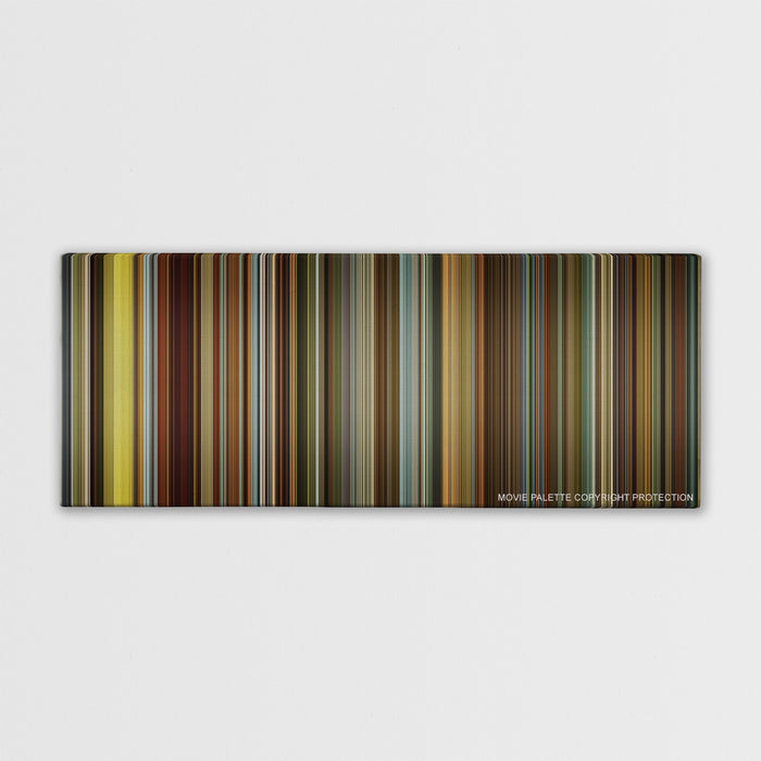 Side Effects color palette canvas print: thousands of thin vertical stripes of color