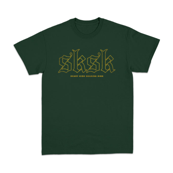 scary kids scaring kids SKSK - Forest Green T-Shirt