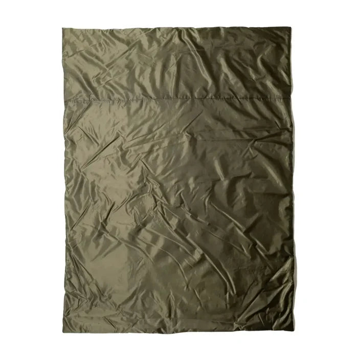 Snugpak Jungle Blanket XL in olive opened out fully