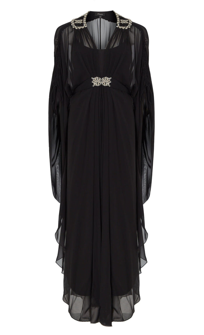 Sofia Long Kaftan - Black