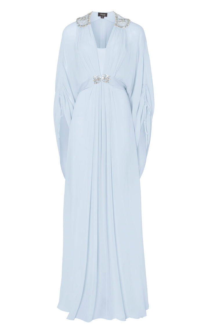 Sofia Long Kaftan - Powder Blue