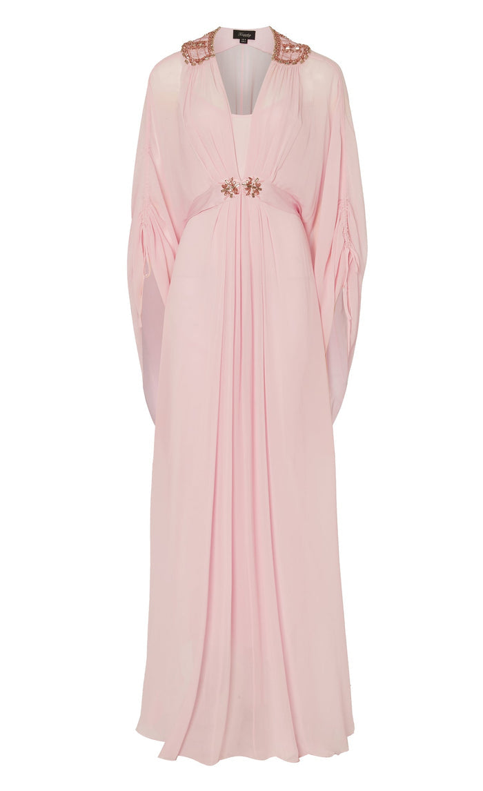 Sofia Long Kaftan - Powder Pink
