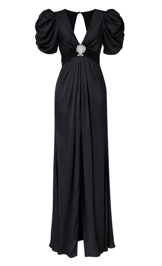 Sofia Sleeved Dress - Black